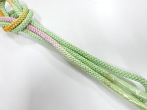 未使用品　正絹　手組帯締め